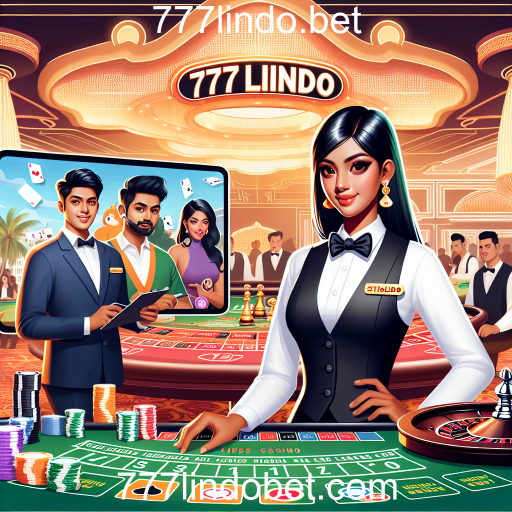 Experimente a Emoção do Cassino Ao Vivo no 777lindo.bet